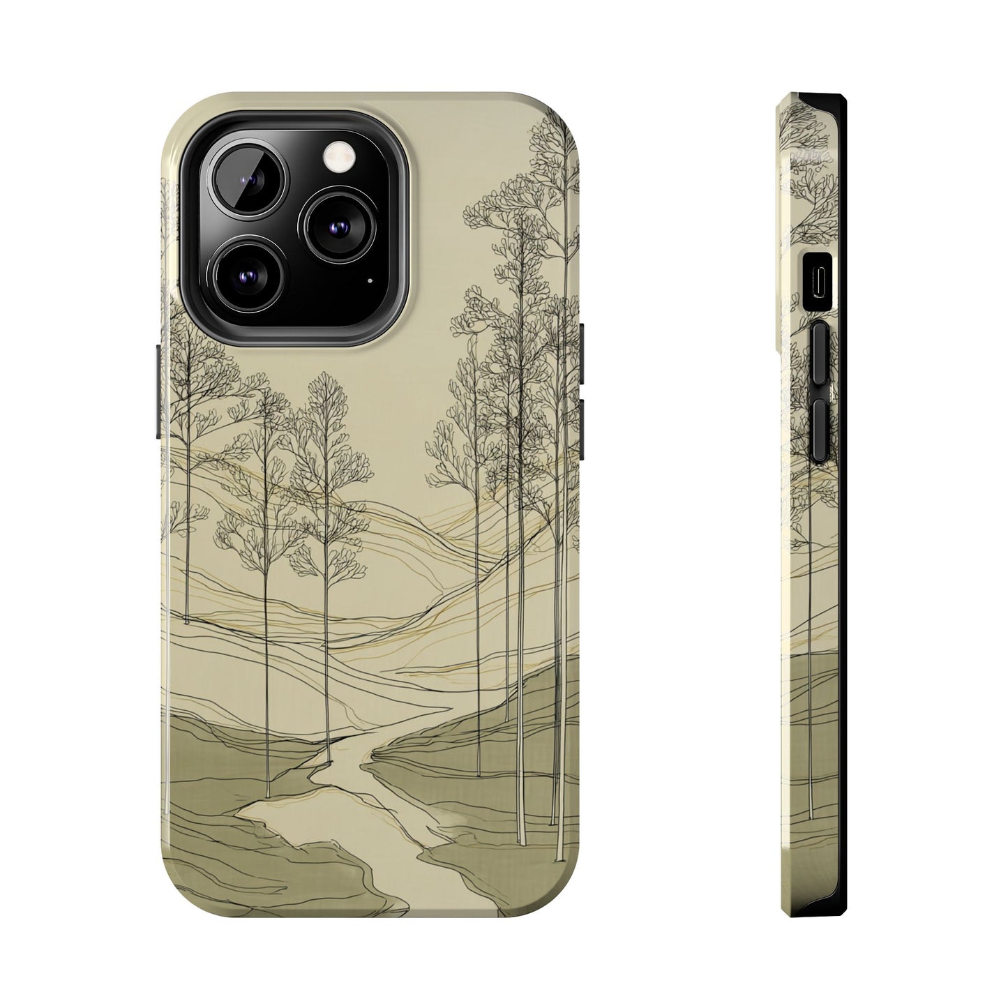 Nature-Inspired Tough Phone Cases: Durable Design for Outdoor Lovers, Wilderness, Gifts for Hikers, Aesthetic Protection
