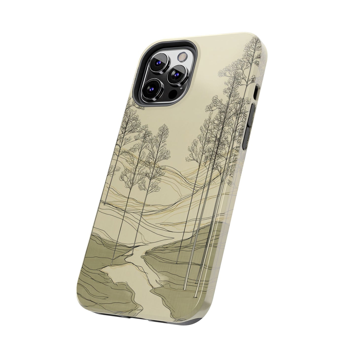 Nature-Inspired Tough Phone Cases: Durable Design for Outdoor Lovers, Wilderness, Gifts for Hikers, Aesthetic Protection