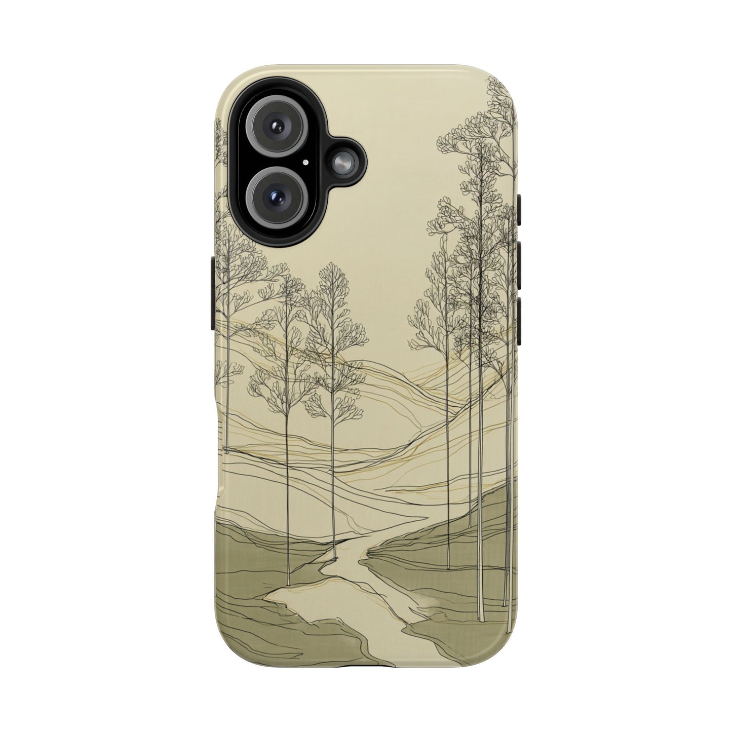 Nature-Inspired Tough Phone Cases: Durable Design for Outdoor Lovers, Wilderness, Gifts for Hikers, Aesthetic Protection