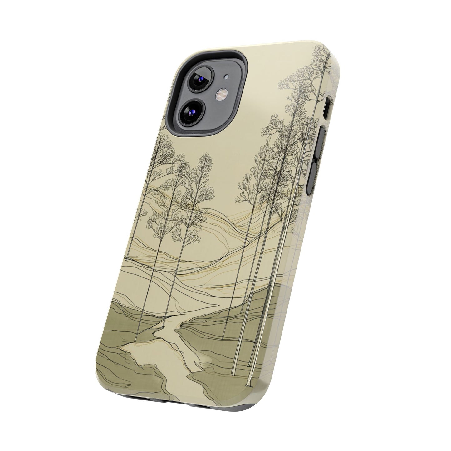 Nature-Inspired Tough Phone Cases: Durable Design for Outdoor Lovers, Wilderness, Gifts for Hikers, Aesthetic Protection