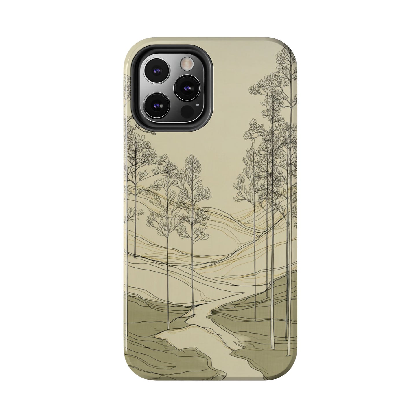 Nature-Inspired Tough Phone Cases: Durable Design for Outdoor Lovers, Wilderness, Gifts for Hikers, Aesthetic Protection