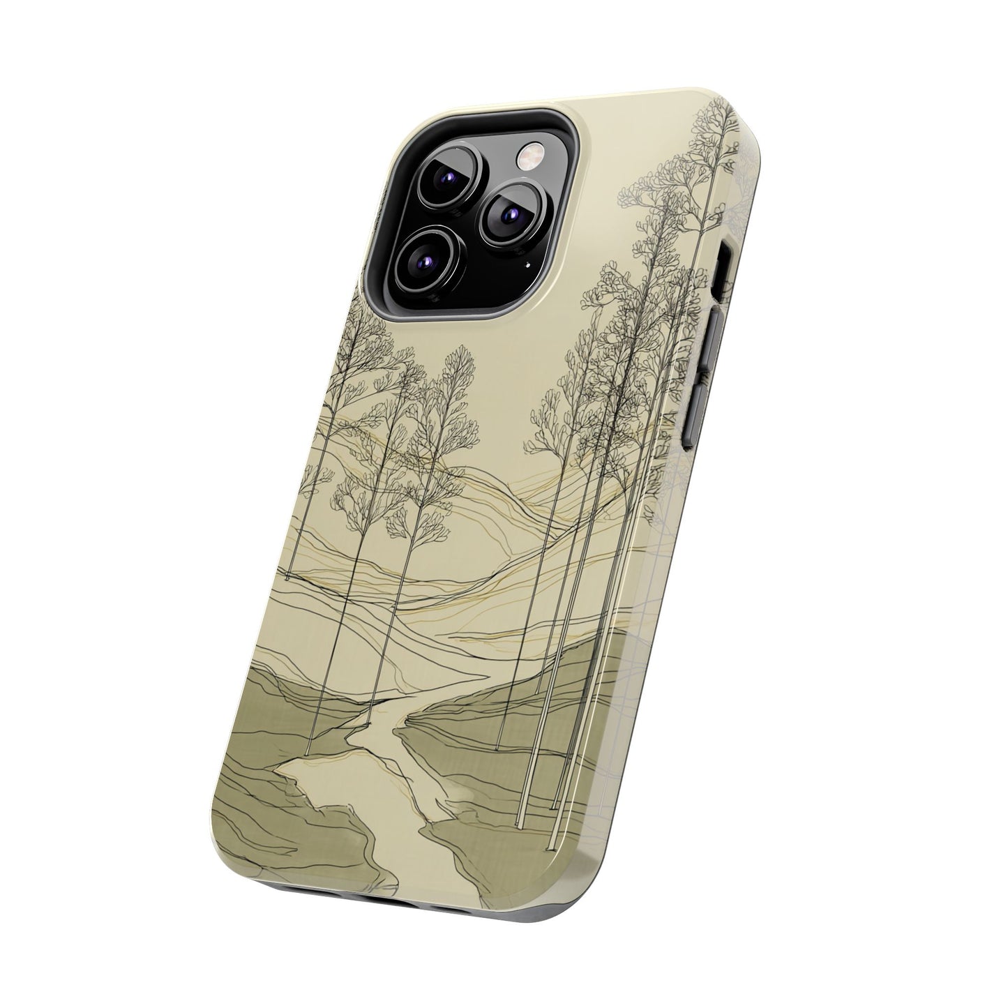 Nature-Inspired Tough Phone Cases: Durable Design for Outdoor Lovers, Wilderness, Gifts for Hikers, Aesthetic Protection