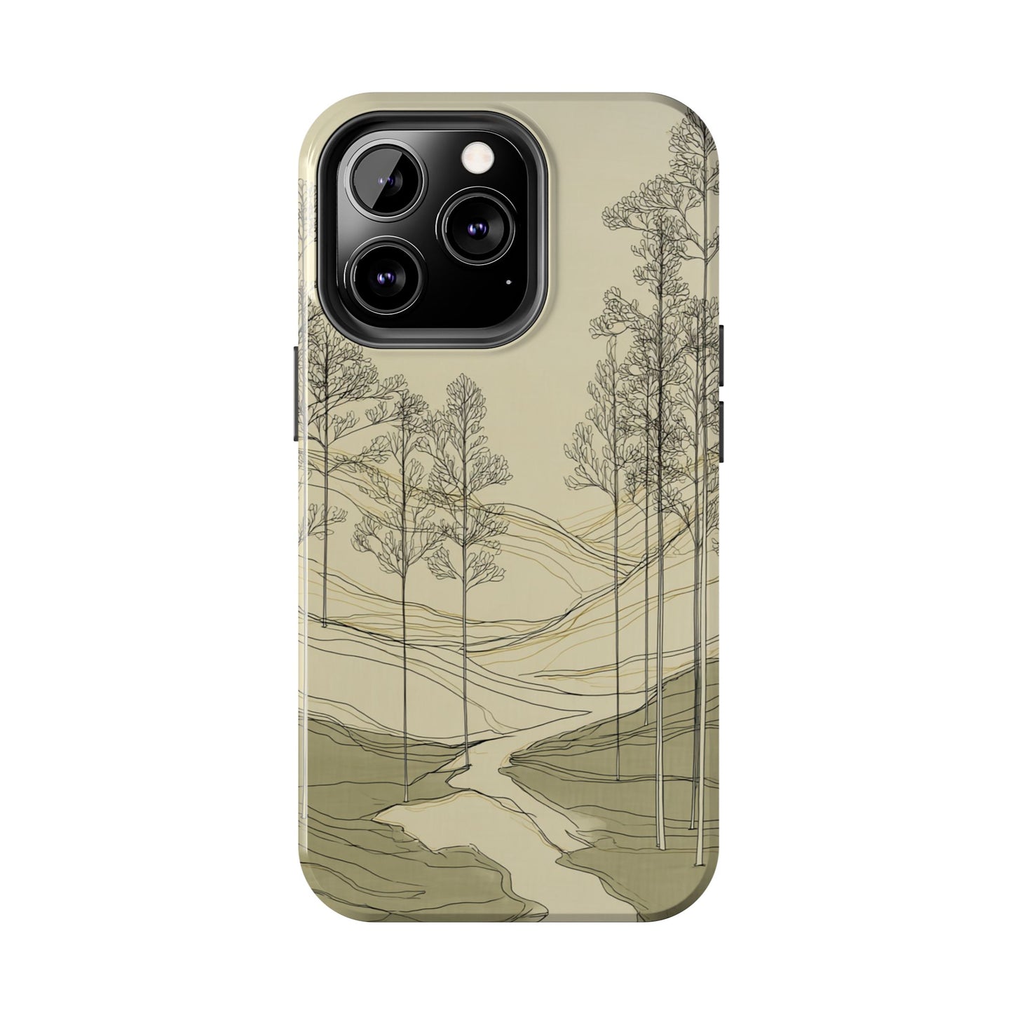 Nature-Inspired Tough Phone Cases: Durable Design for Outdoor Lovers, Wilderness, Gifts for Hikers, Aesthetic Protection