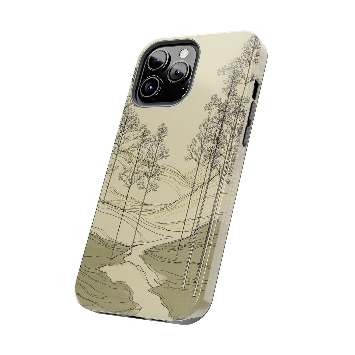 Nature-Inspired Tough Phone Cases: Durable Design for Outdoor Lovers, Wilderness, Gifts for Hikers, Aesthetic Protection