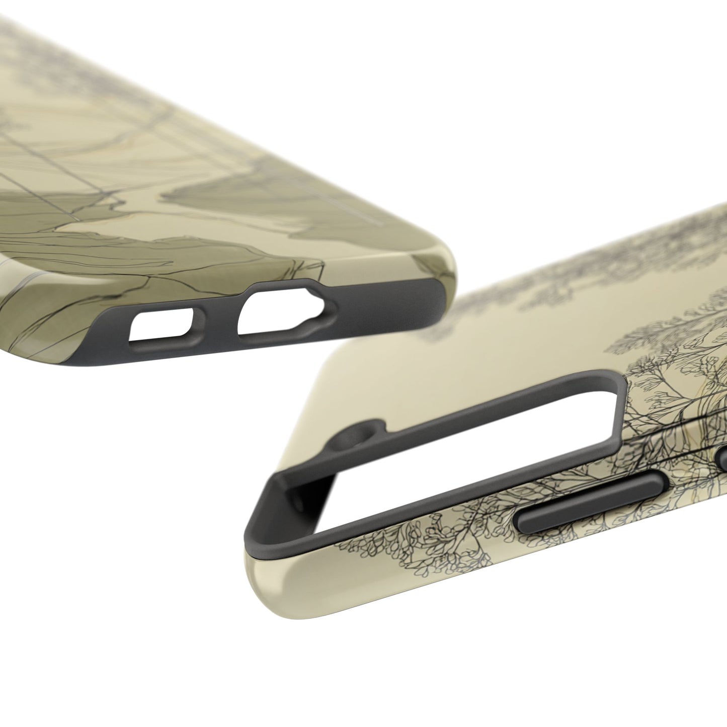 Nature-Inspired Tough Phone Cases: Durable Design for Outdoor Lovers, Wilderness, Gifts for Hikers, Aesthetic Protection