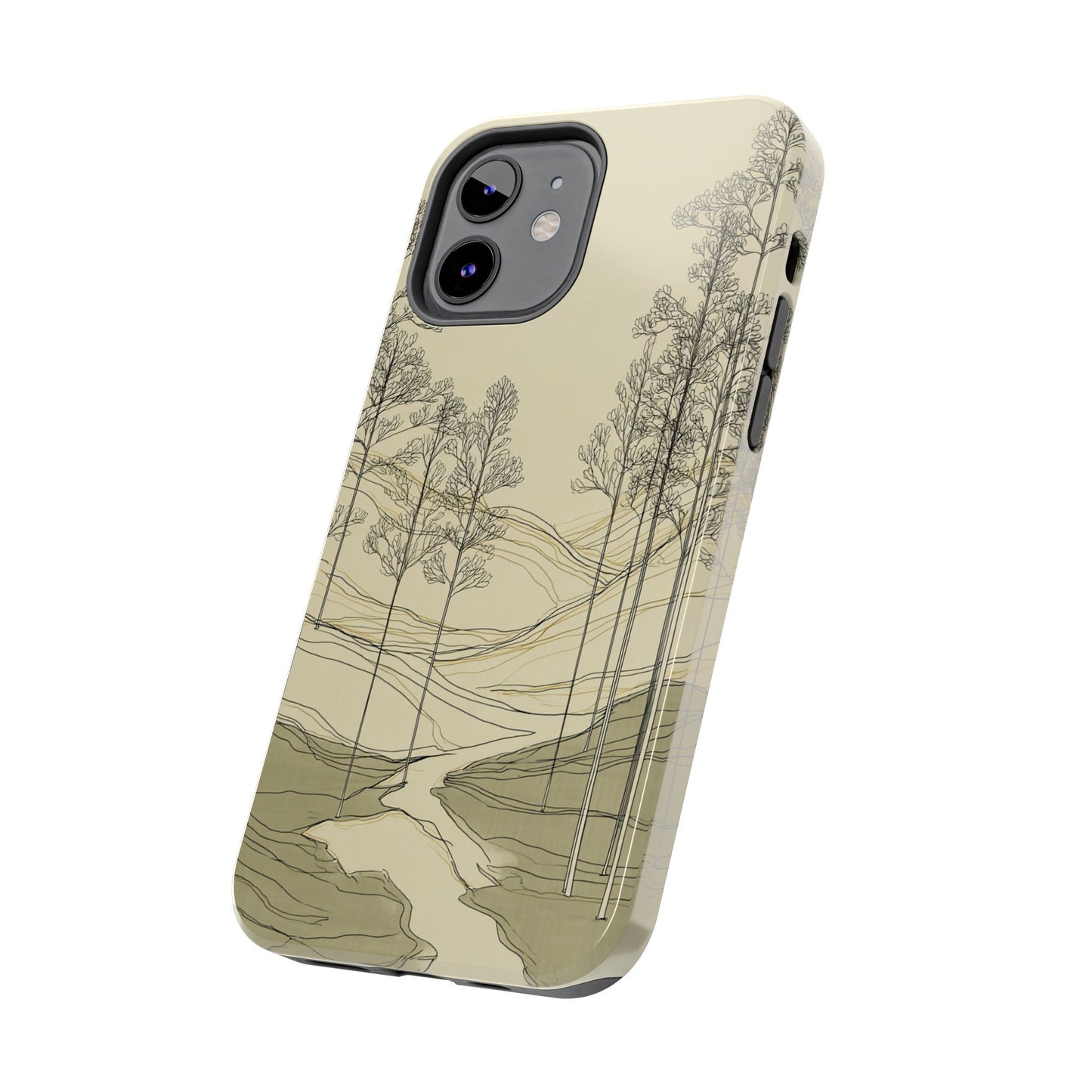 Nature-Inspired Tough Phone Cases: Durable Design for Outdoor Lovers, Wilderness, Gifts for Hikers, Aesthetic Protection