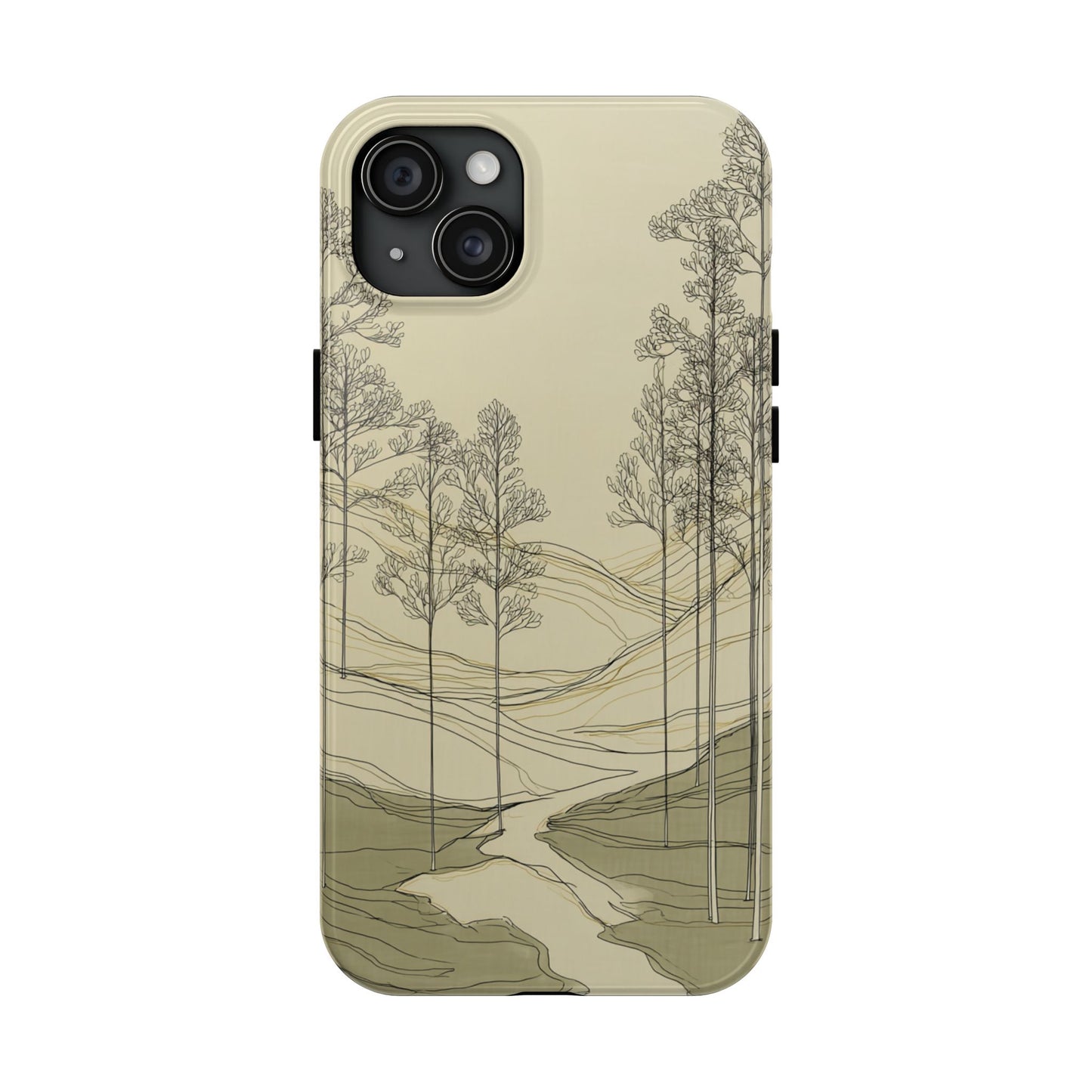 Nature-Inspired Tough Phone Cases: Durable Design for Outdoor Lovers, Wilderness, Gifts for Hikers, Aesthetic Protection