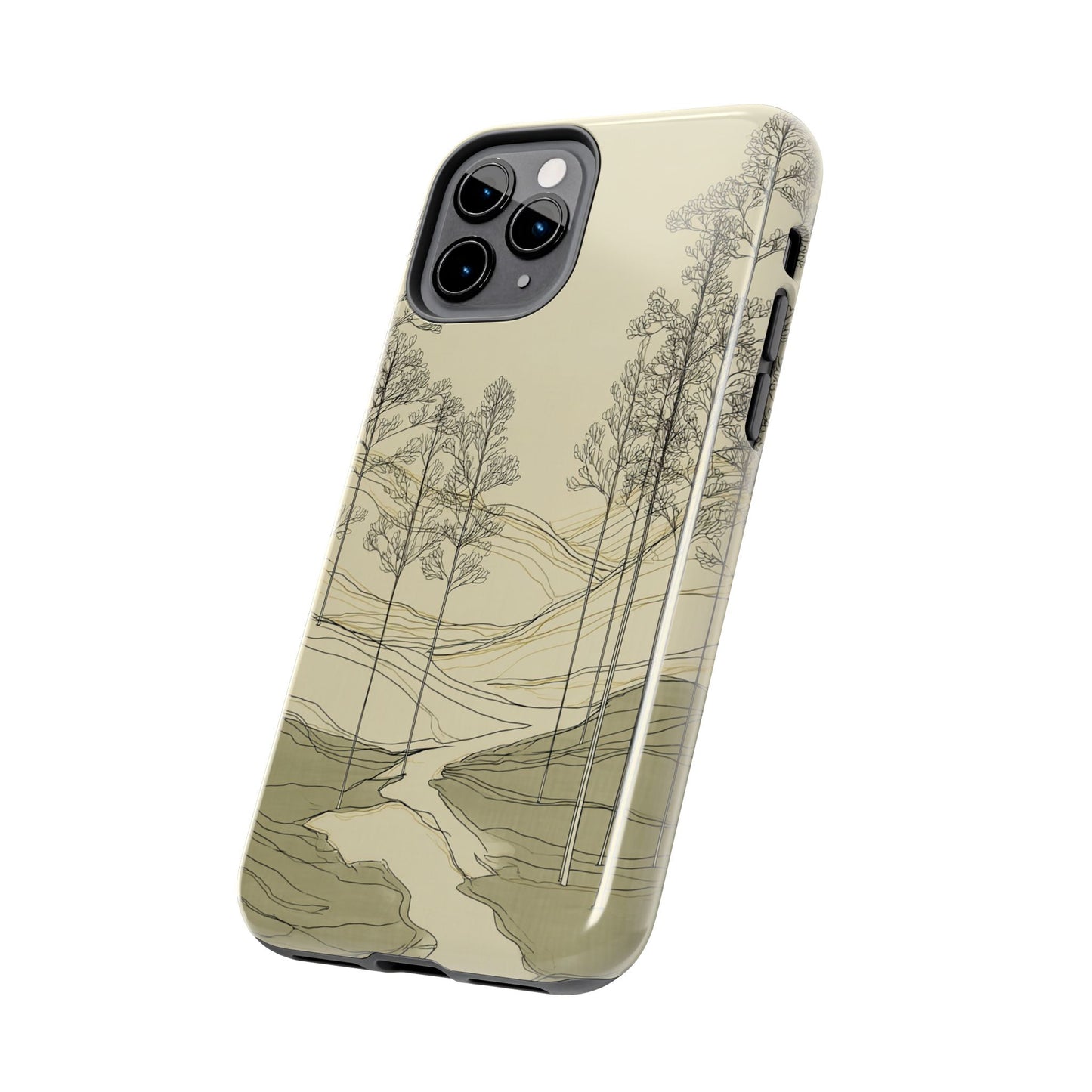 Nature-Inspired Tough Phone Cases: Durable Design for Outdoor Lovers, Wilderness, Gifts for Hikers, Aesthetic Protection