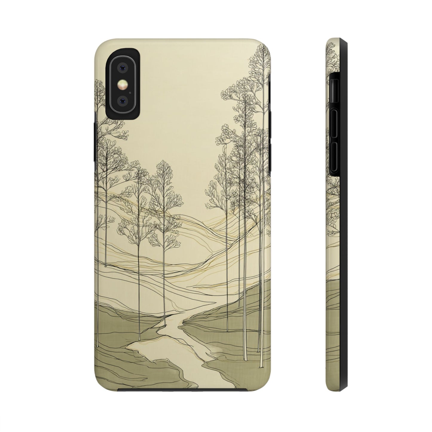 Nature-Inspired Tough Phone Cases: Durable Design for Outdoor Lovers, Wilderness, Gifts for Hikers, Aesthetic Protection