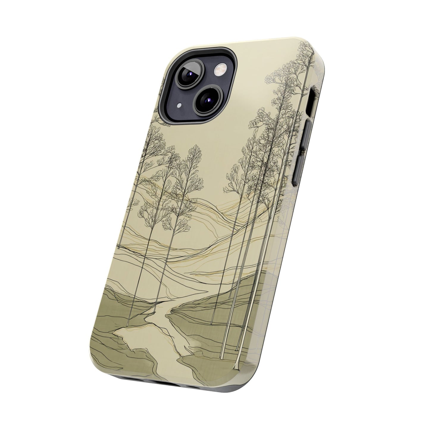 Nature-Inspired Tough Phone Cases: Durable Design for Outdoor Lovers, Wilderness, Gifts for Hikers, Aesthetic Protection