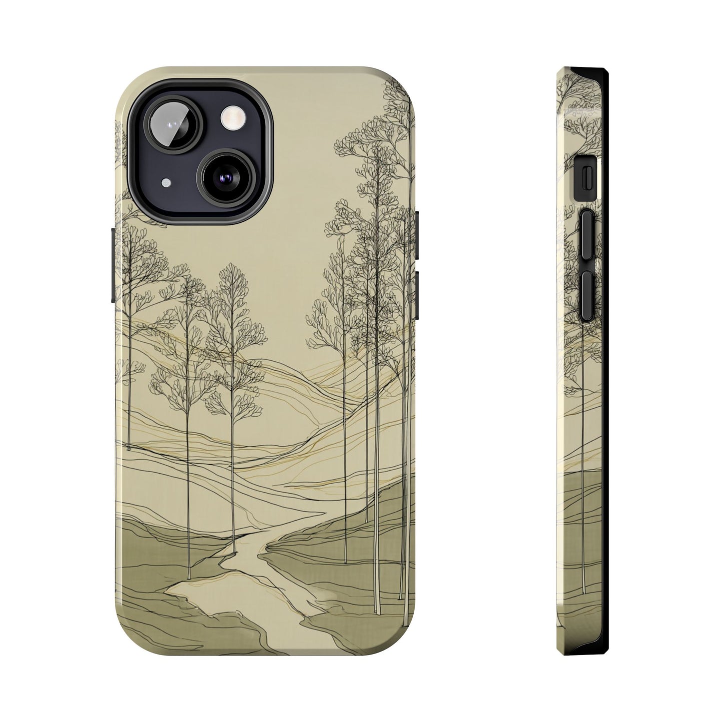 Nature-Inspired Tough Phone Cases: Durable Design for Outdoor Lovers, Wilderness, Gifts for Hikers, Aesthetic Protection