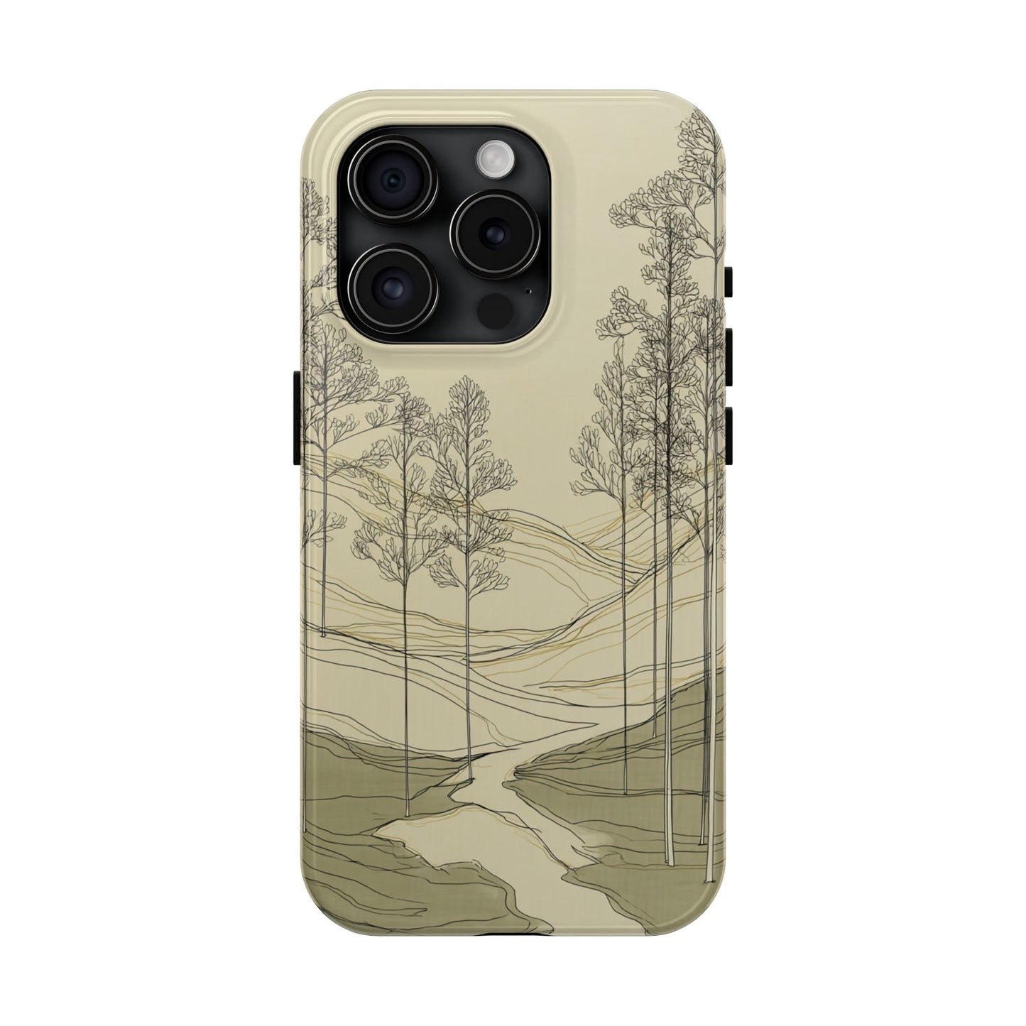 Nature-Inspired Tough Phone Cases: Durable Design for Outdoor Lovers, Wilderness, Gifts for Hikers, Aesthetic Protection