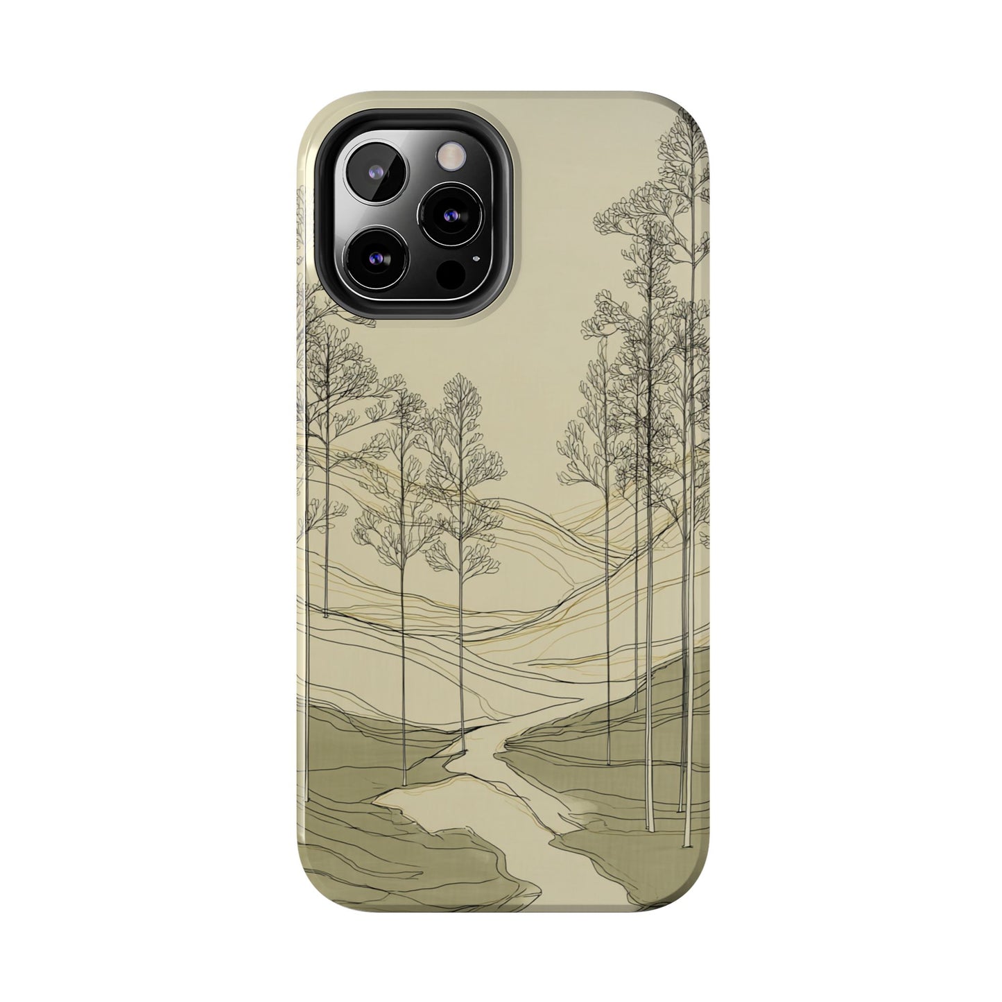 Nature-Inspired Tough Phone Cases: Durable Design for Outdoor Lovers, Wilderness, Gifts for Hikers, Aesthetic Protection