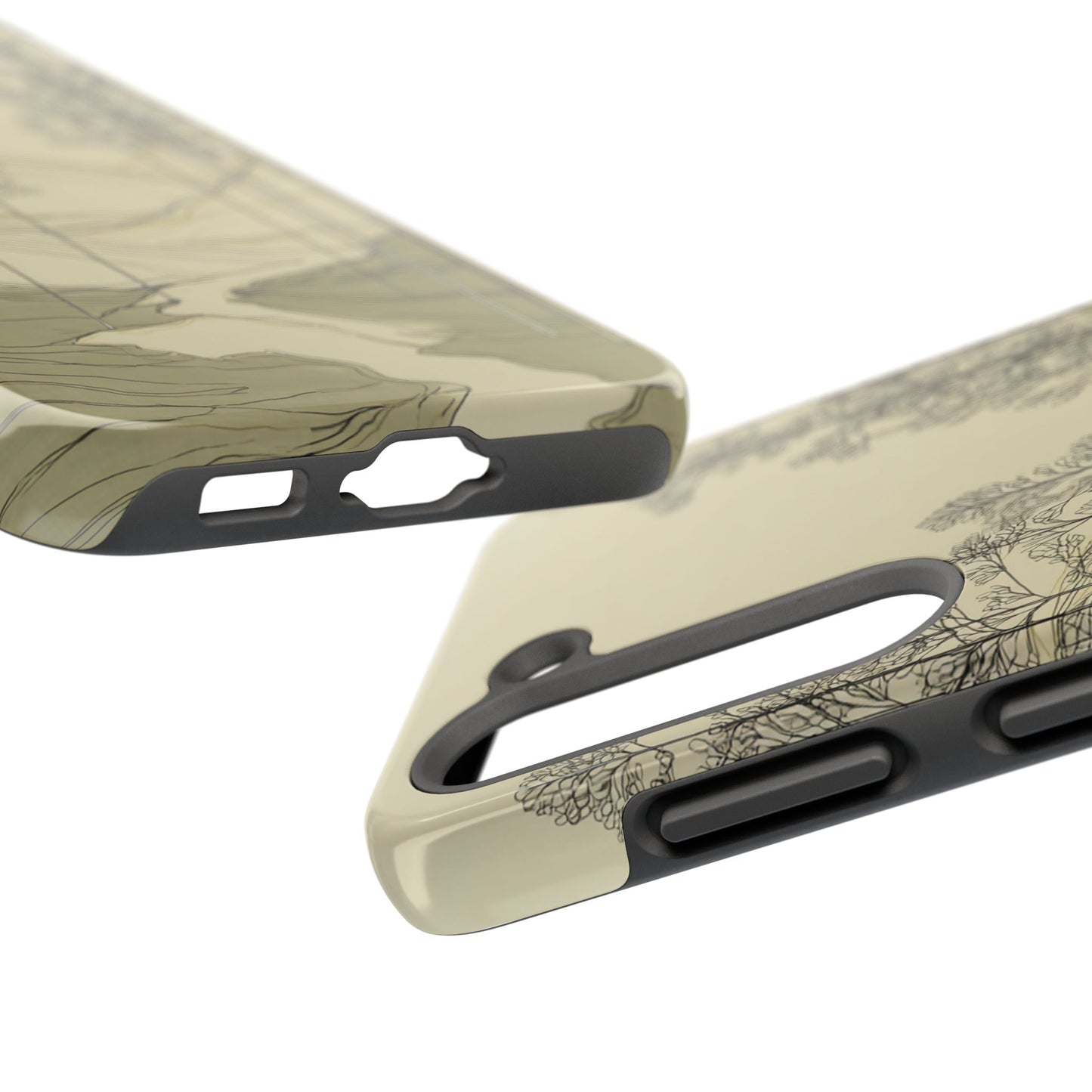 Nature-Inspired Tough Phone Cases: Durable Design for Outdoor Lovers, Wilderness, Gifts for Hikers, Aesthetic Protection