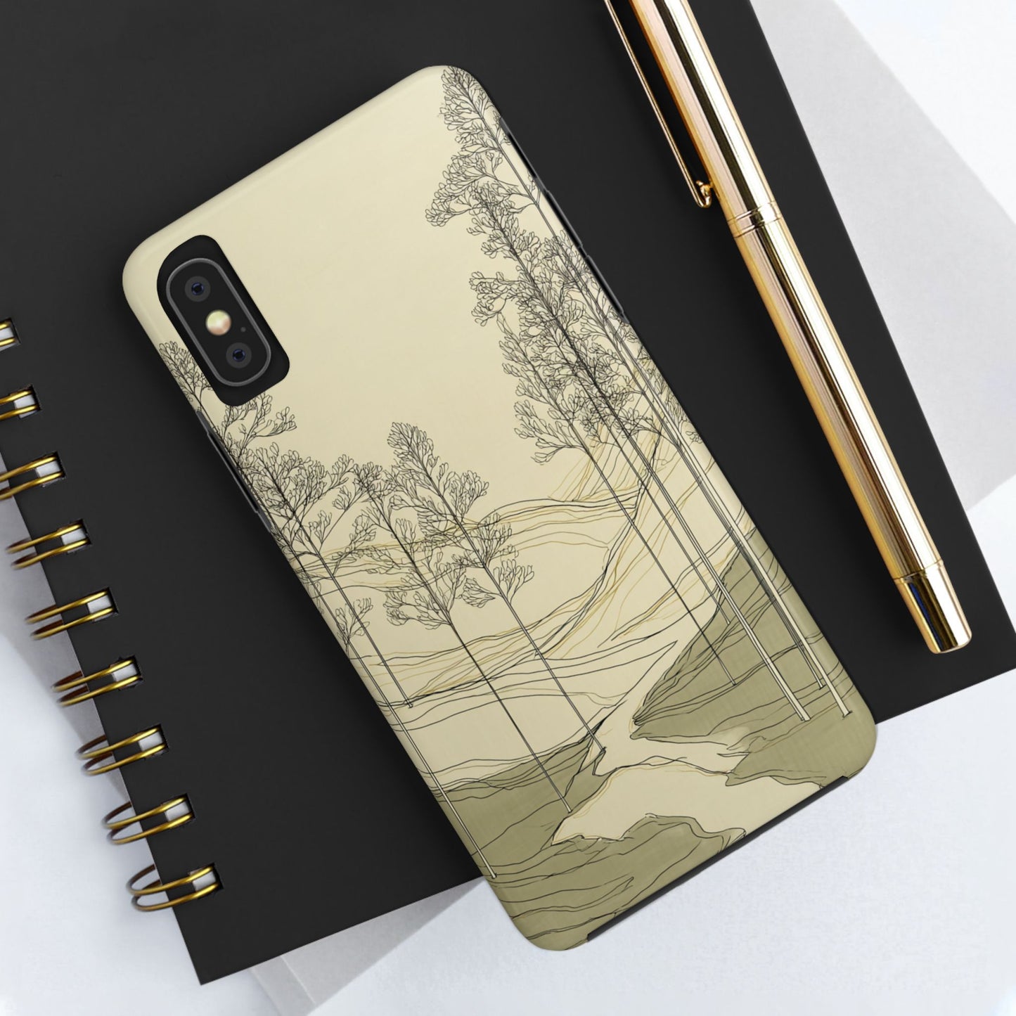 Nature-Inspired Tough Phone Cases: Durable Design for Outdoor Lovers, Wilderness, Gifts for Hikers, Aesthetic Protection