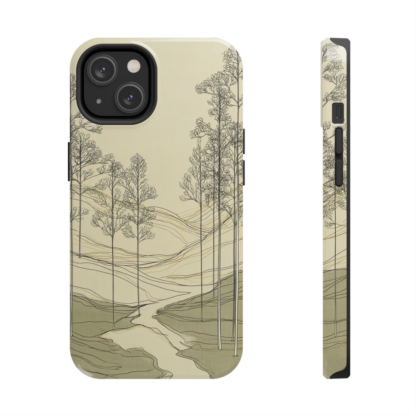 Nature-Inspired Tough Phone Cases: Durable Design for Outdoor Lovers, Wilderness, Gifts for Hikers, Aesthetic Protection