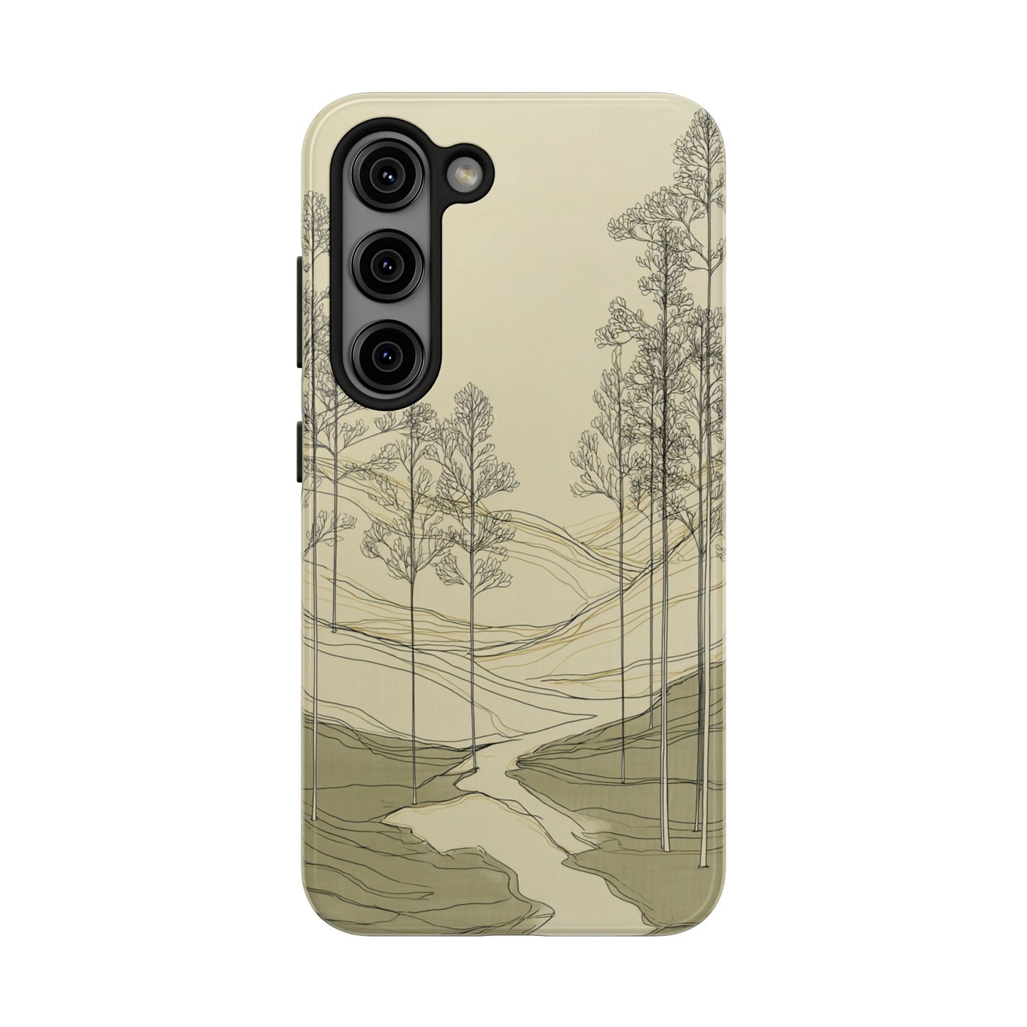 Nature-Inspired Tough Phone Cases: Durable Design for Outdoor Lovers, Wilderness, Gifts for Hikers, Aesthetic Protection