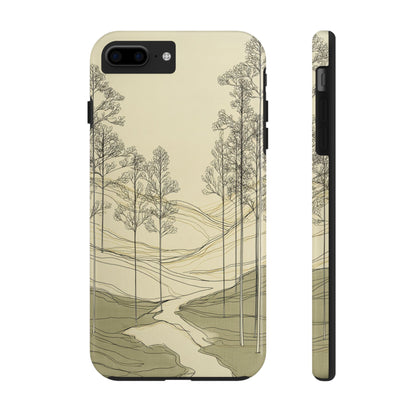 Nature-Inspired Tough Phone Cases: Durable Design for Outdoor Lovers, Wilderness, Gifts for Hikers, Aesthetic Protection