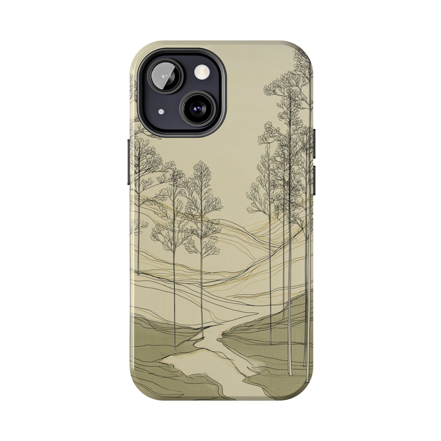 Nature-Inspired Tough Phone Cases: Durable Design for Outdoor Lovers, Wilderness, Gifts for Hikers, Aesthetic Protection