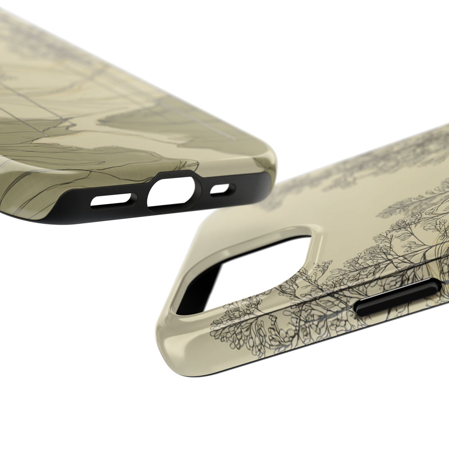 Nature-Inspired Tough Phone Cases: Durable Design for Outdoor Lovers, Wilderness, Gifts for Hikers, Aesthetic Protection