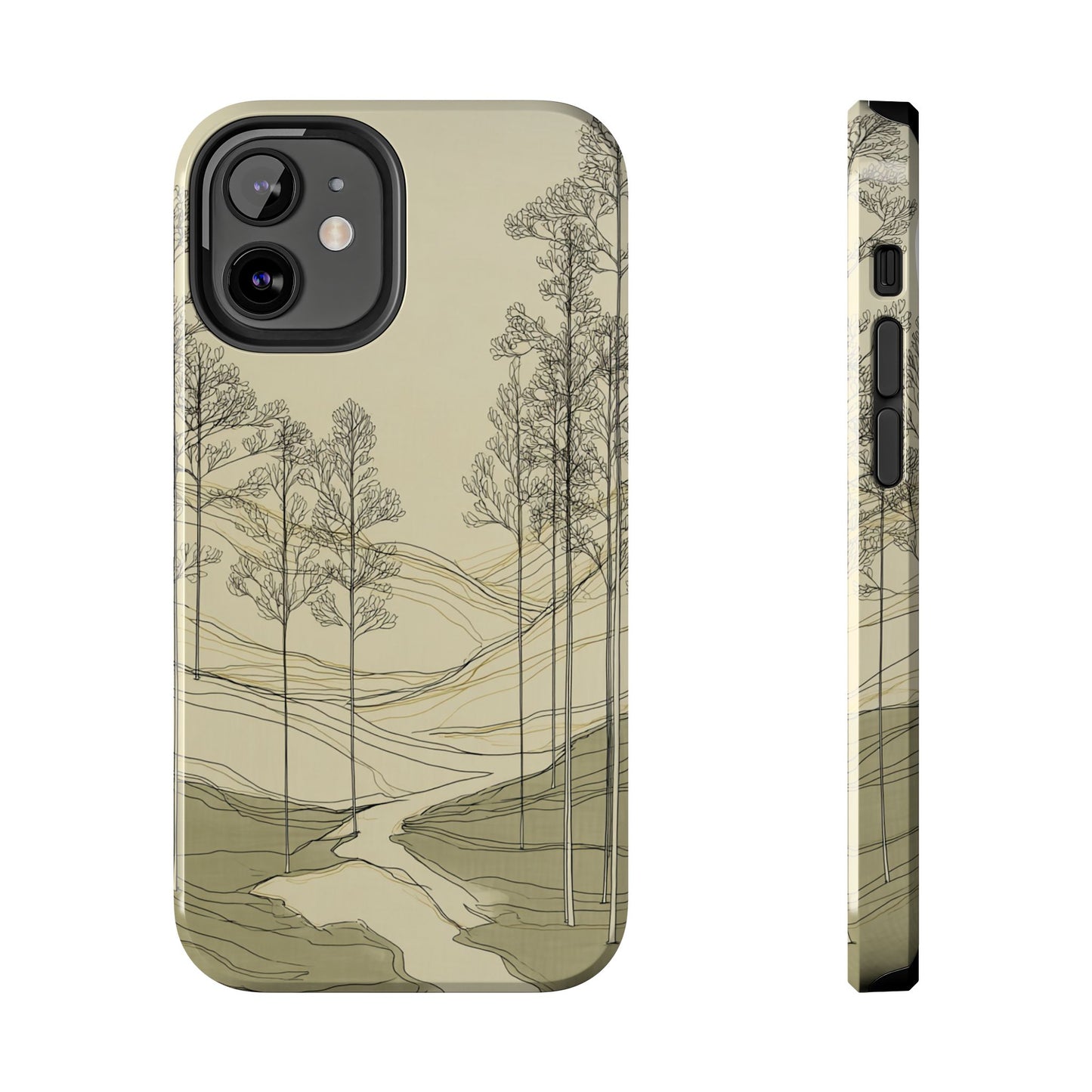 Nature-Inspired Tough Phone Cases: Durable Design for Outdoor Lovers, Wilderness, Gifts for Hikers, Aesthetic Protection