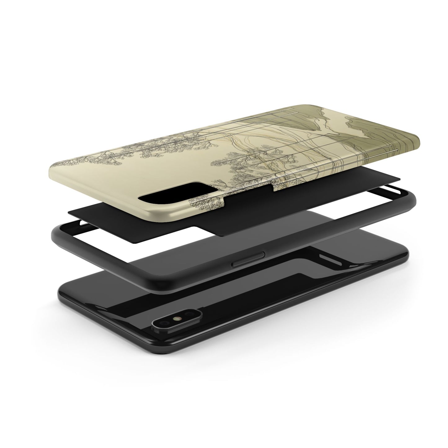 Nature-Inspired Tough Phone Cases: Durable Design for Outdoor Lovers, Wilderness, Gifts for Hikers, Aesthetic Protection