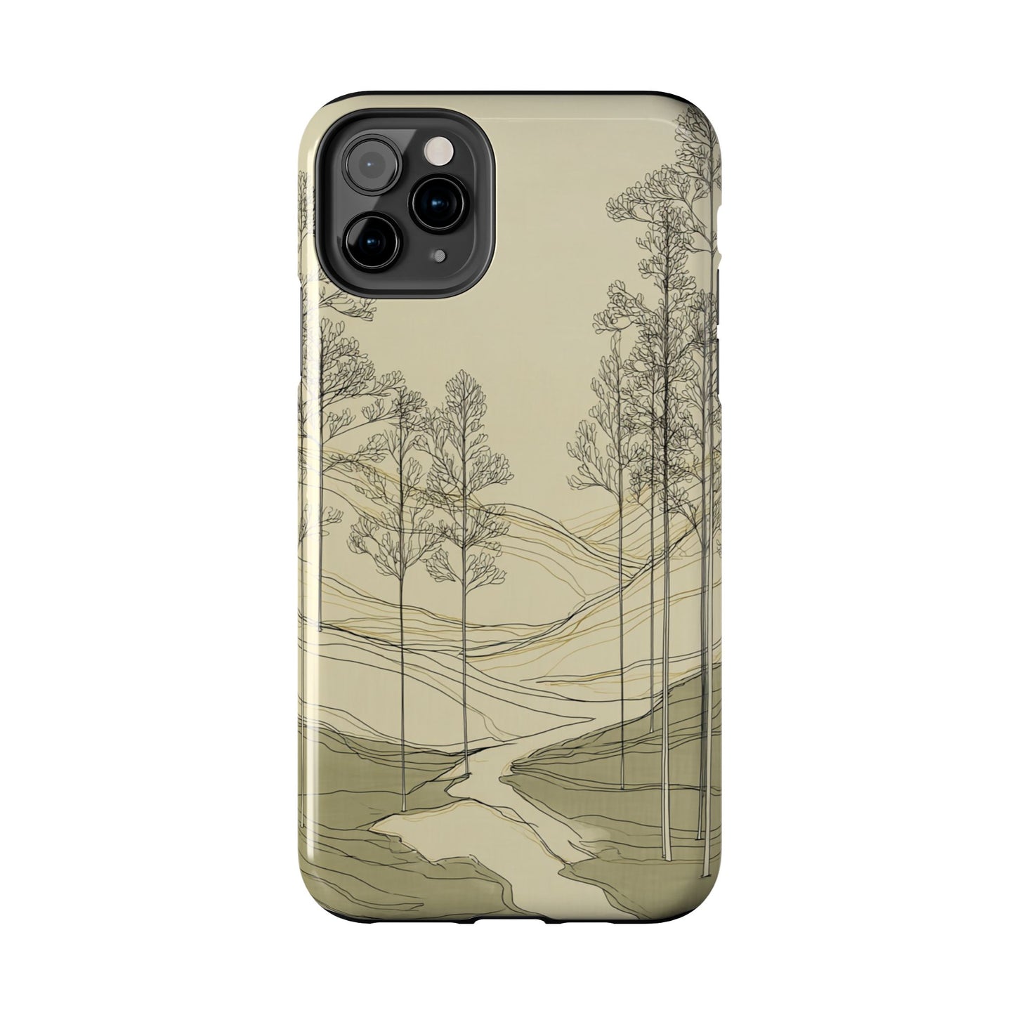 Nature-Inspired Tough Phone Cases: Durable Design for Outdoor Lovers, Wilderness, Gifts for Hikers, Aesthetic Protection