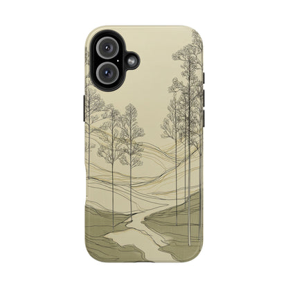 Nature-Inspired Tough Phone Cases: Durable Design for Outdoor Lovers, Wilderness, Gifts for Hikers, Aesthetic Protection