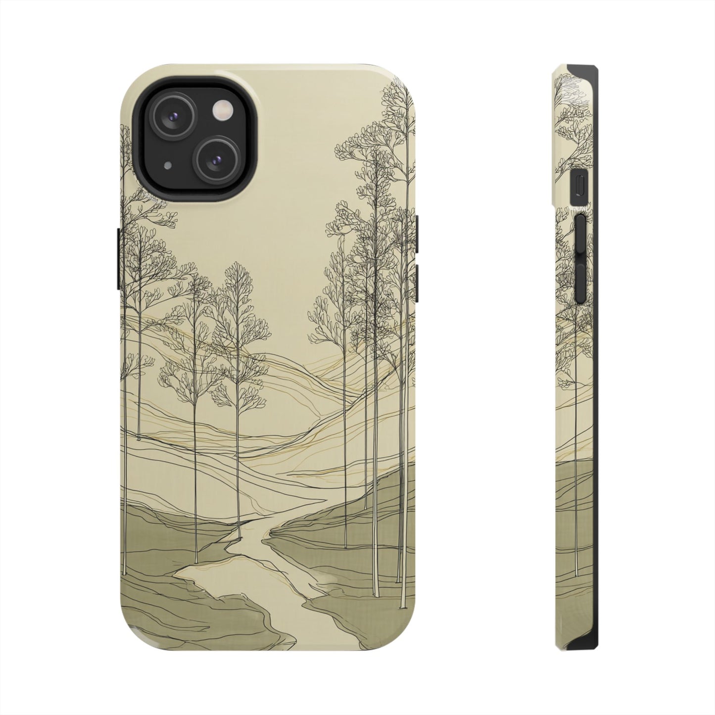 Nature-Inspired Tough Phone Cases: Durable Design for Outdoor Lovers, Wilderness, Gifts for Hikers, Aesthetic Protection