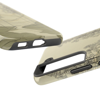 Nature-Inspired Tough Phone Cases: Durable Design for Outdoor Lovers, Wilderness, Gifts for Hikers, Aesthetic Protection
