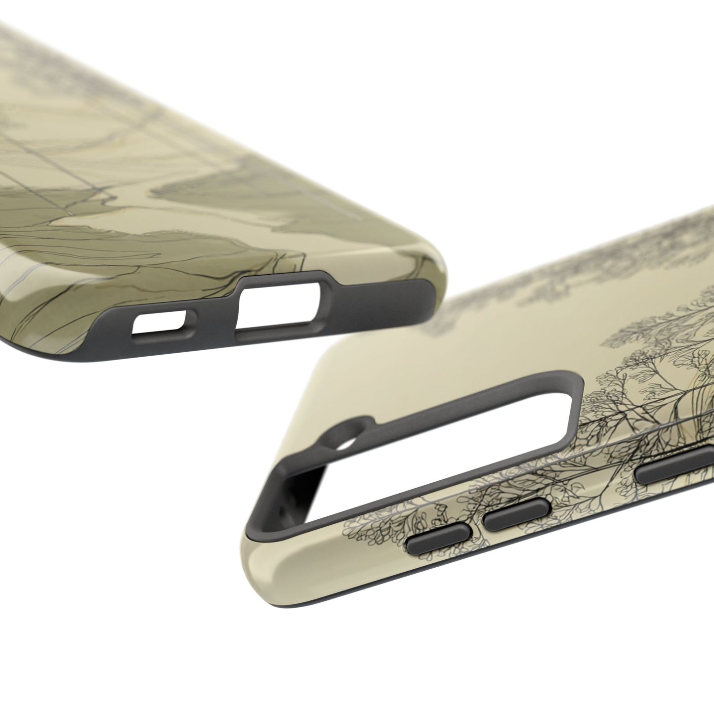 Nature-Inspired Tough Phone Cases: Durable Design for Outdoor Lovers, Wilderness, Gifts for Hikers, Aesthetic Protection
