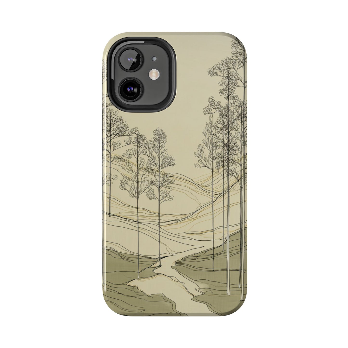Nature-Inspired Tough Phone Cases: Durable Design for Outdoor Lovers, Wilderness, Gifts for Hikers, Aesthetic Protection