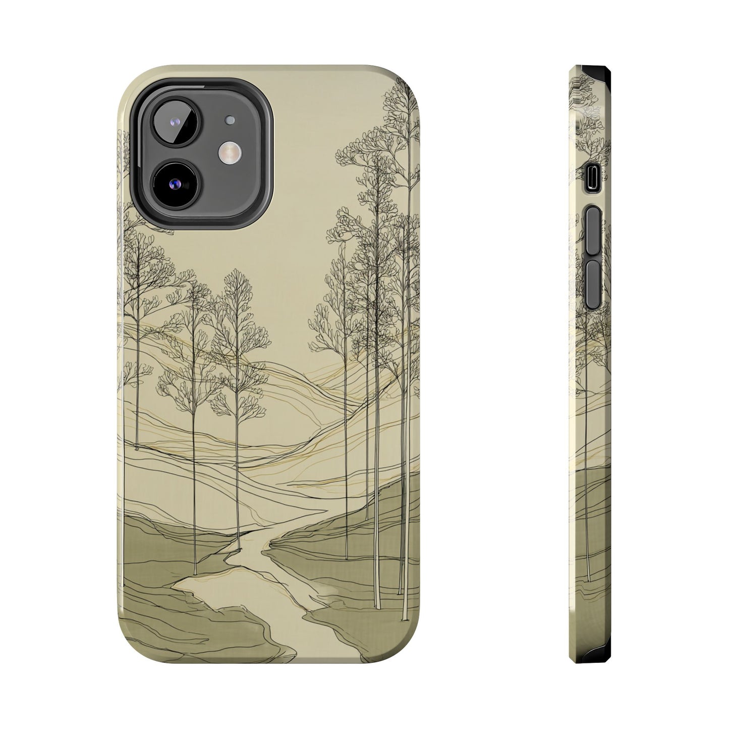 Nature-Inspired Tough Phone Cases: Durable Design for Outdoor Lovers, Wilderness, Gifts for Hikers, Aesthetic Protection