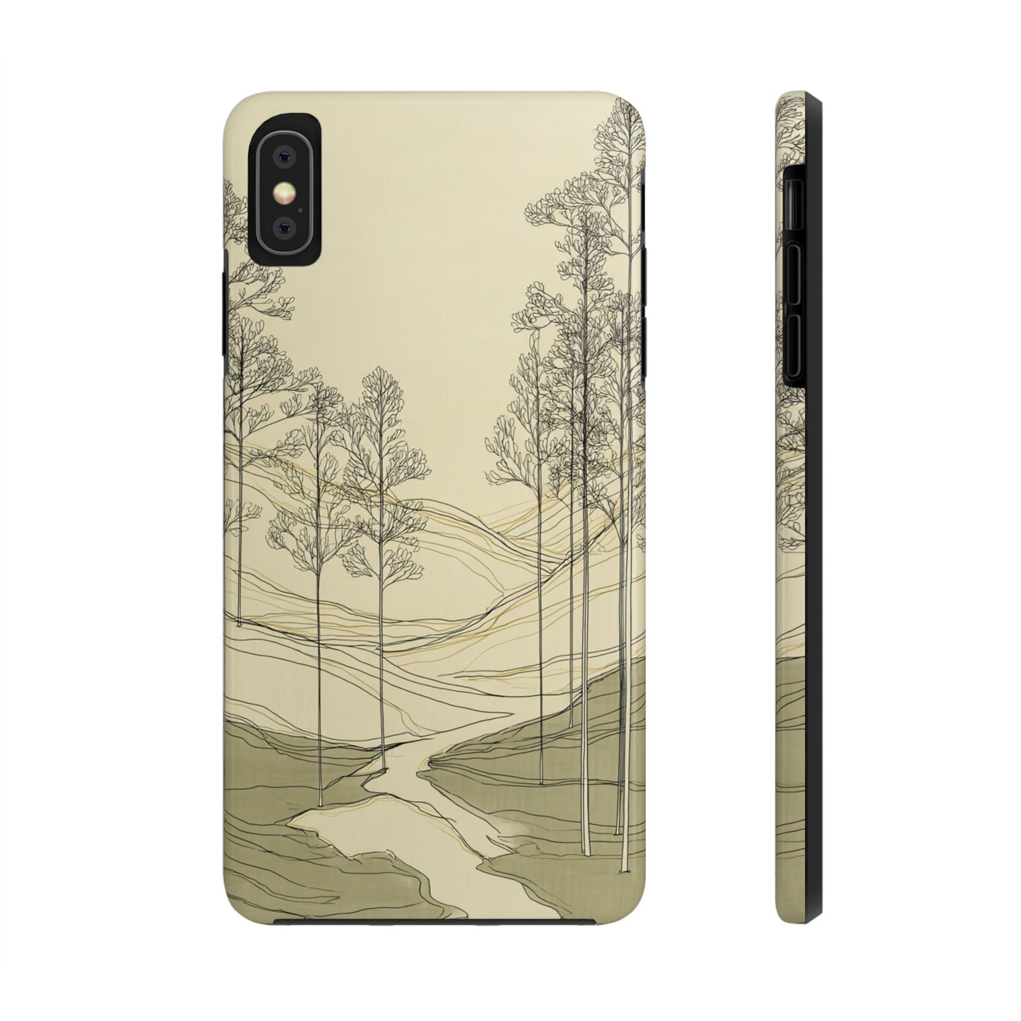 Nature-Inspired Tough Phone Cases: Durable Design for Outdoor Lovers, Wilderness, Gifts for Hikers, Aesthetic Protection