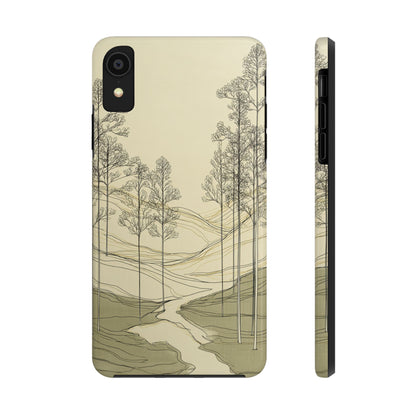 Nature-Inspired Tough Phone Cases: Durable Design for Outdoor Lovers, Wilderness, Gifts for Hikers, Aesthetic Protection