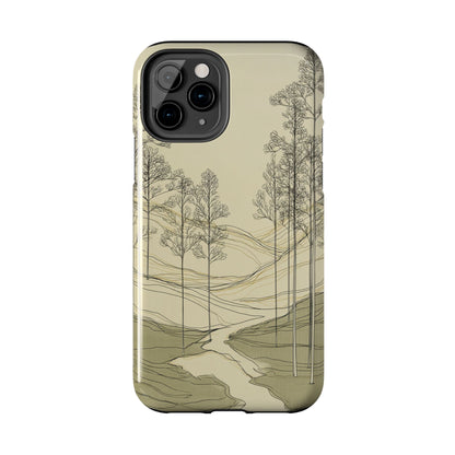 Nature-Inspired Tough Phone Cases: Durable Design for Outdoor Lovers, Wilderness, Gifts for Hikers, Aesthetic Protection