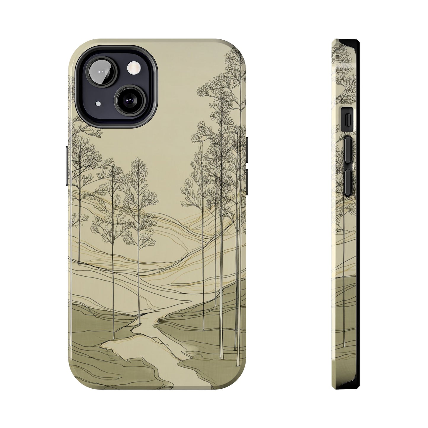 Nature-Inspired Tough Phone Cases: Durable Design for Outdoor Lovers, Wilderness, Gifts for Hikers, Aesthetic Protection