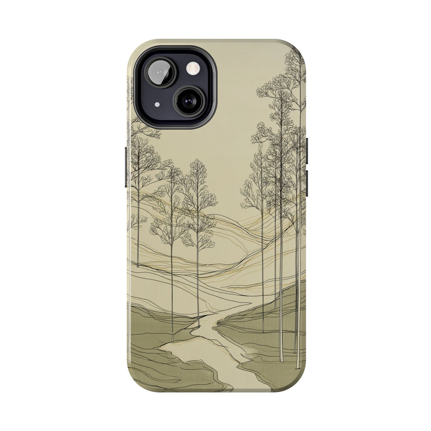 Nature-Inspired Tough Phone Cases: Durable Design for Outdoor Lovers, Wilderness, Gifts for Hikers, Aesthetic Protection