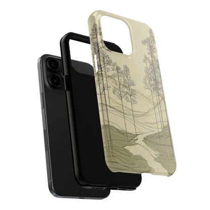 Nature-Inspired Tough Phone Cases: Durable Design for Outdoor Lovers, Wilderness, Gifts for Hikers, Aesthetic Protection