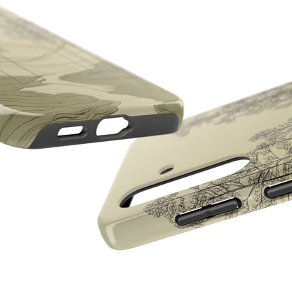Nature-Inspired Tough Phone Cases: Durable Design for Outdoor Lovers, Wilderness, Gifts for Hikers, Aesthetic Protection