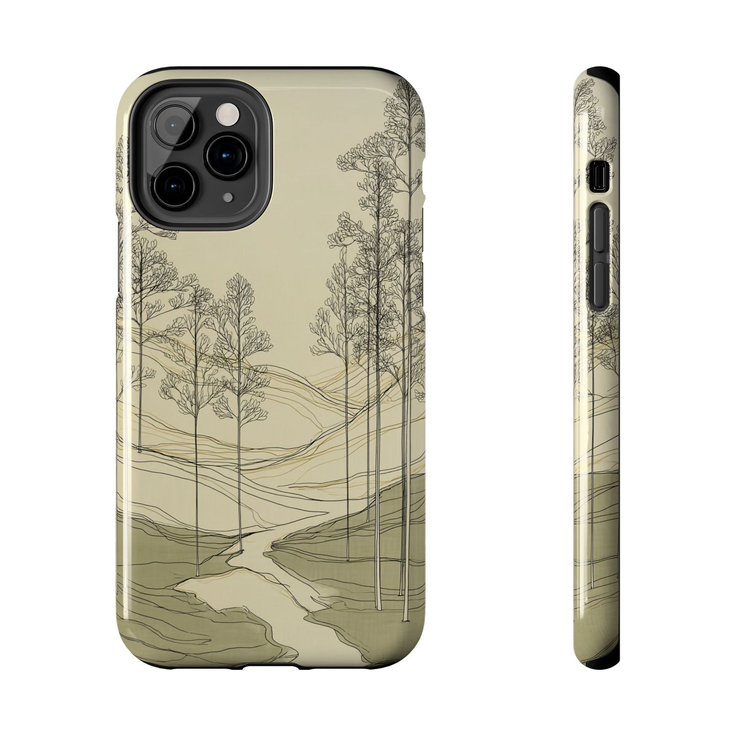 Nature-Inspired Tough Phone Cases: Durable Design for Outdoor Lovers, Wilderness, Gifts for Hikers, Aesthetic Protection