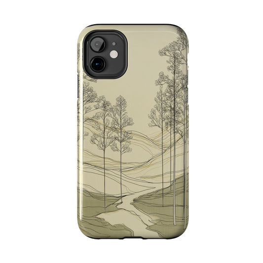 Nature-Inspired Tough Phone Cases: Durable Design for Outdoor Lovers, Wilderness, Gifts for Hikers, Aesthetic Protection