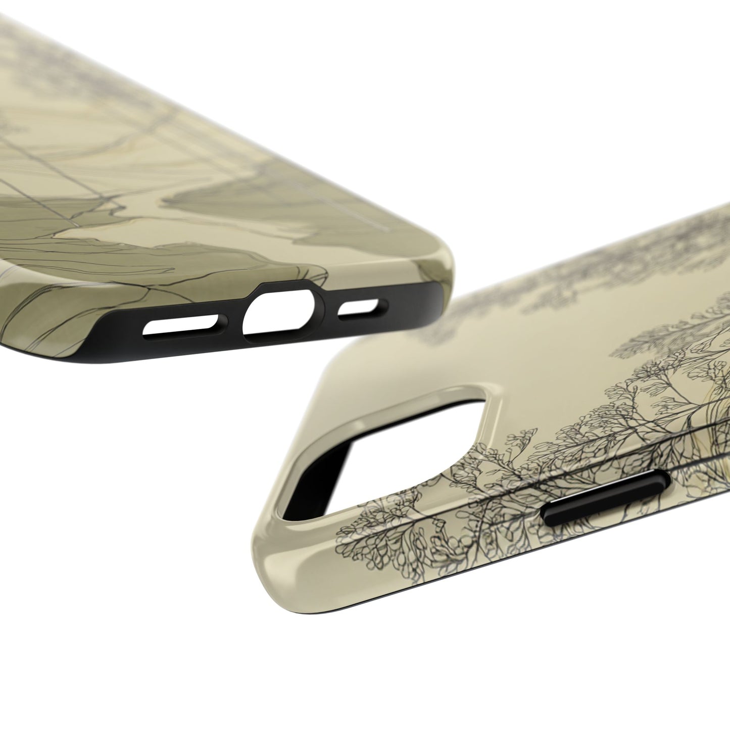Nature-Inspired Tough Phone Cases: Durable Design for Outdoor Lovers, Wilderness, Gifts for Hikers, Aesthetic Protection