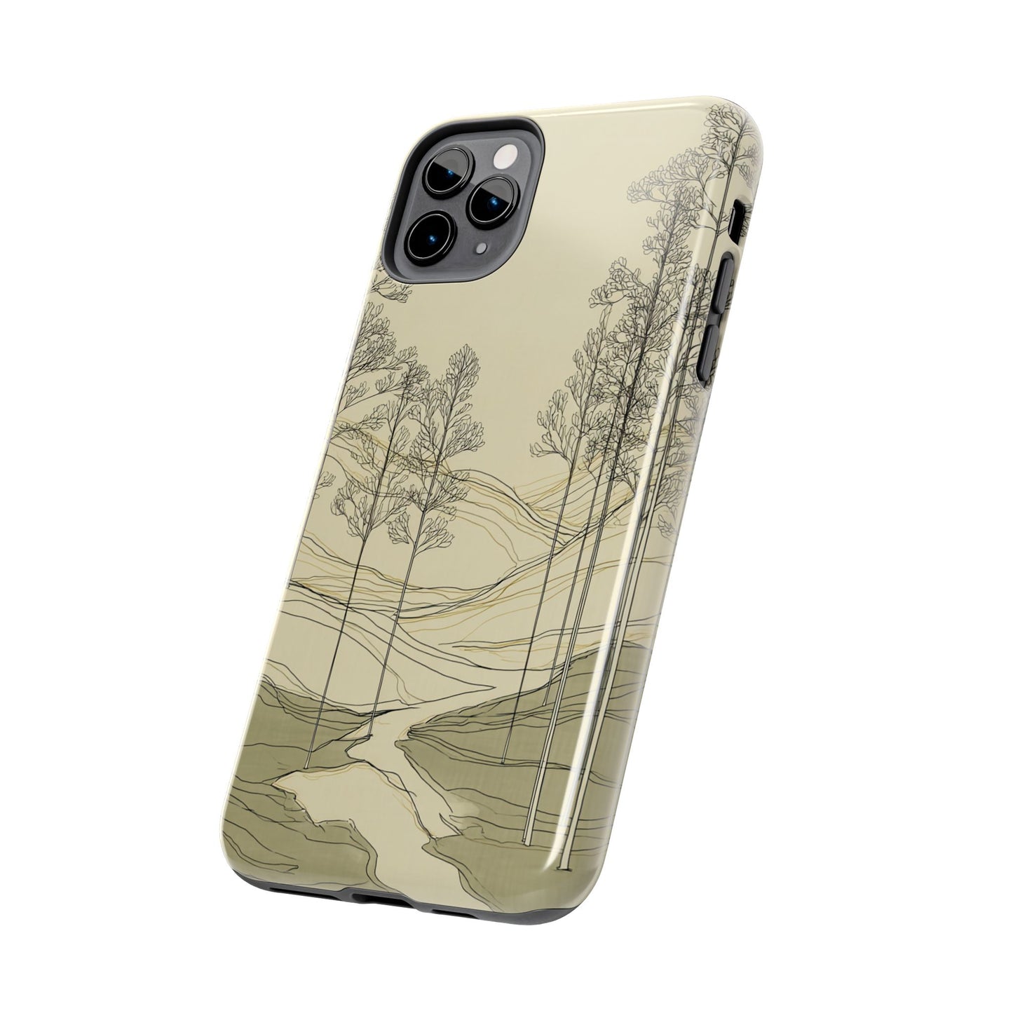 Nature-Inspired Tough Phone Cases: Durable Design for Outdoor Lovers, Wilderness, Gifts for Hikers, Aesthetic Protection