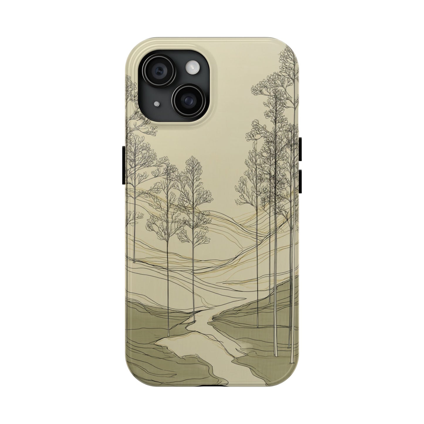 Nature-Inspired Tough Phone Cases: Durable Design for Outdoor Lovers, Wilderness, Gifts for Hikers, Aesthetic Protection